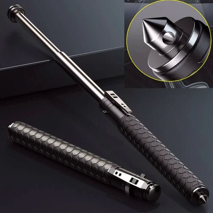 Safety Cane | Telescopic Alloy Steel | Non-Slip Grip