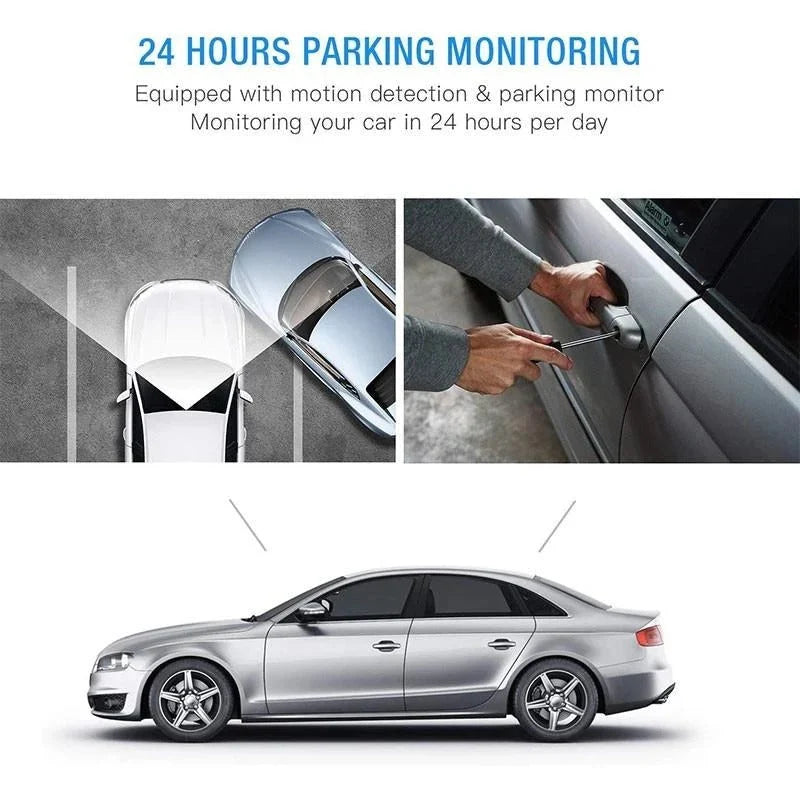 Dash Cam | 1080P Front & Rear & 170° Wide-Angle