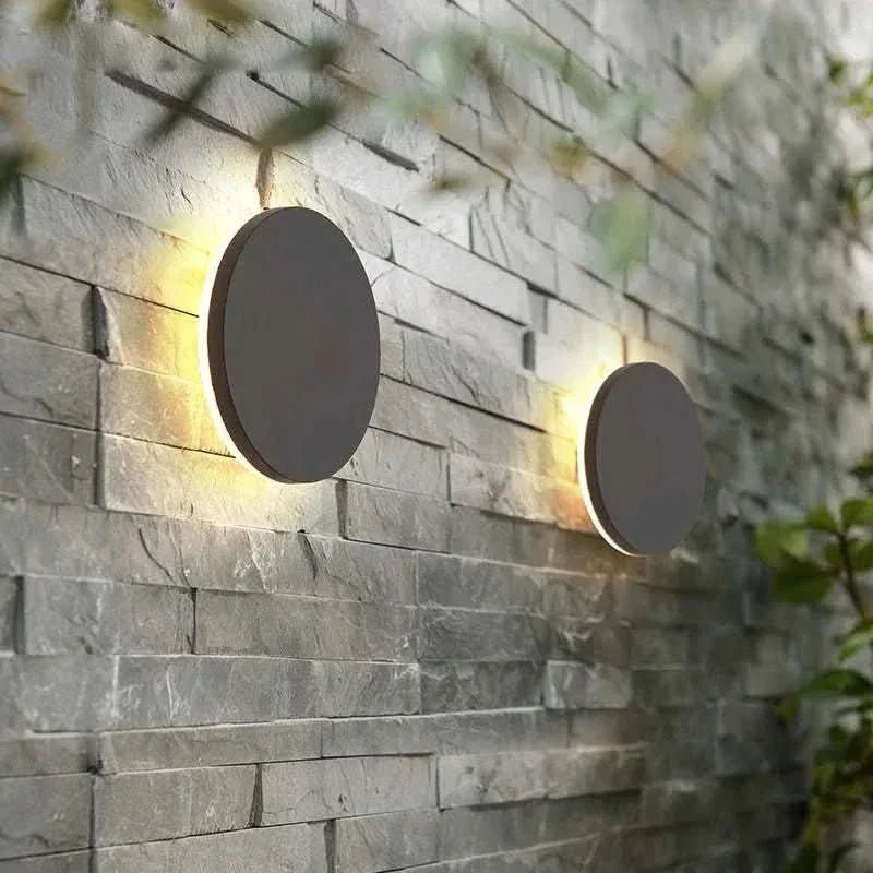 LED Wall Light | IP65 Metal Housing & Integrated LED | Round & Square