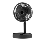 Table Fan | Foldable Telescopic & USB-C Rechargeable | Smartphone Holder