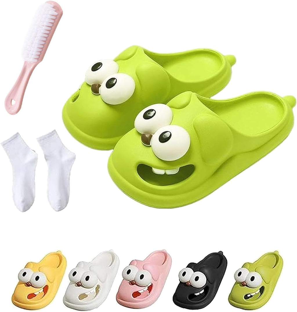 Slippers | Soft Fabric & Non-Slip Rubber Sole