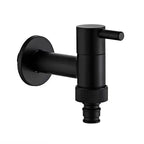 Wall-Mounted Faucet | Solid Brass Matte Black | Space-Saving
