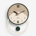 Wall Clock | Walnut & Acrylic Silent Sweep | 28 x 40 cm
