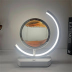 Sand Art Lamp | Rotating 3D Sand Art & Warm LED Light | USB Charging