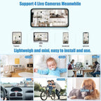 Mini Wireless Camera | 1080P HD Night Vision & Magnetic Mount