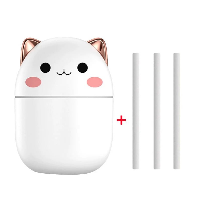 Humidifier | Soft LED Night Light & Dual Mist | 200 ml