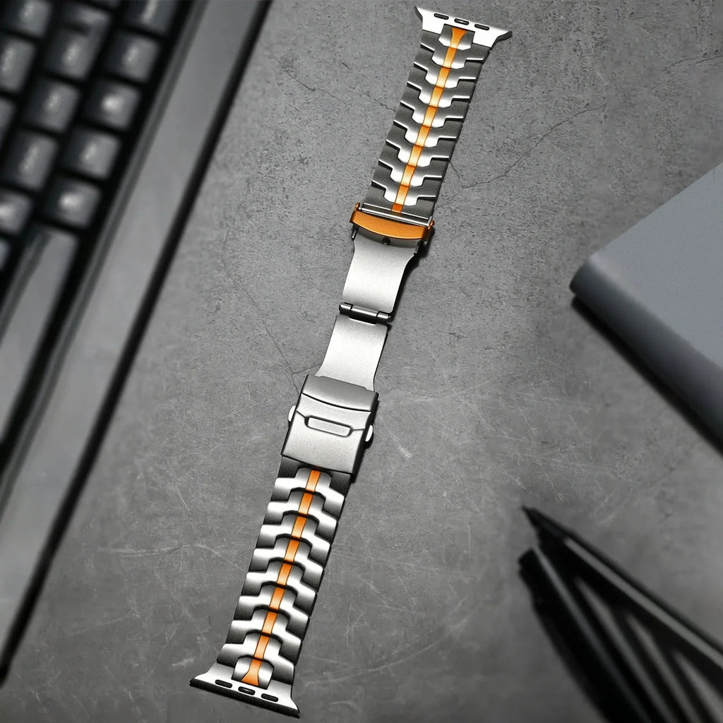 Watch Band | Lightweight Titanium | Hypoallergenic Clasp & Quick Release