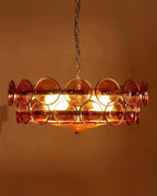 Ceiling Pendant Light | Metal & Glass | Dimmer Compatible