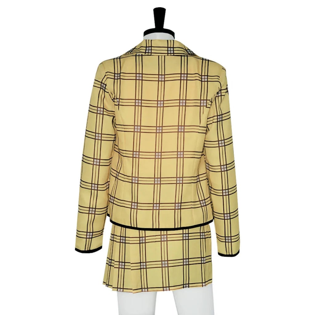 Blazer Skirt Set | Plaid Matching Outfit | Women's Party Costume