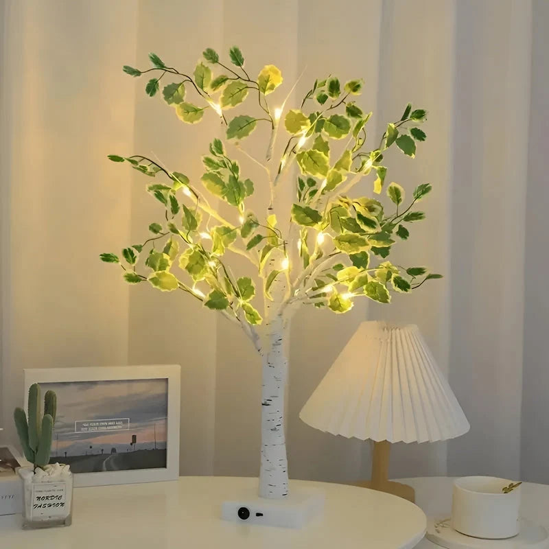 Table Lamp | Wood-Inspired Design & Warm LED