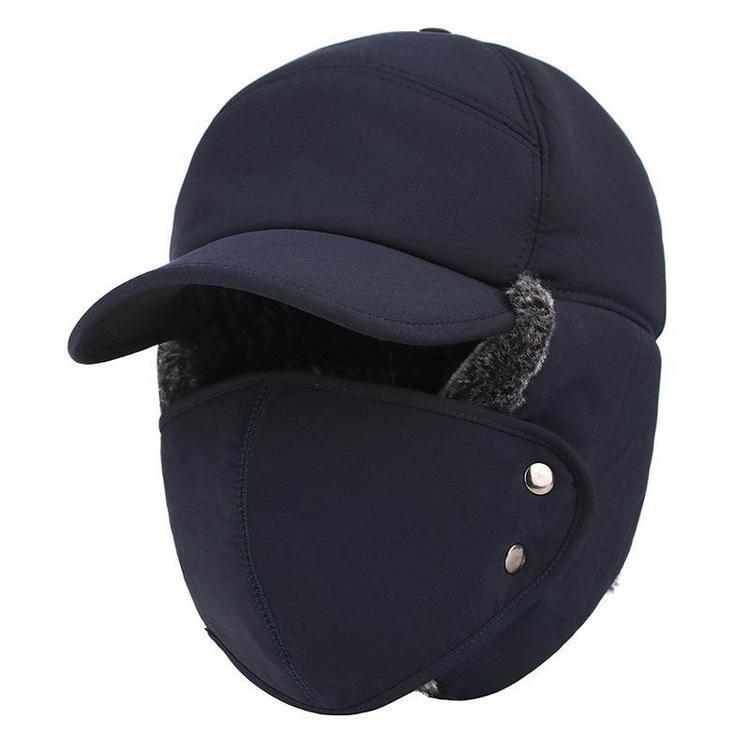 Winter Hat | Windproof & Breathable | Ear Flaps & Removable Face Mask