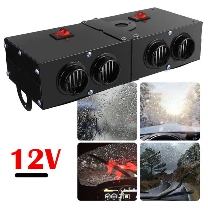 Car Heater | 12V PTC Ceramic | Four Air Outlets