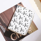 Wallet | Bow Pattern & Zipper Closure | Multiple Card Slots