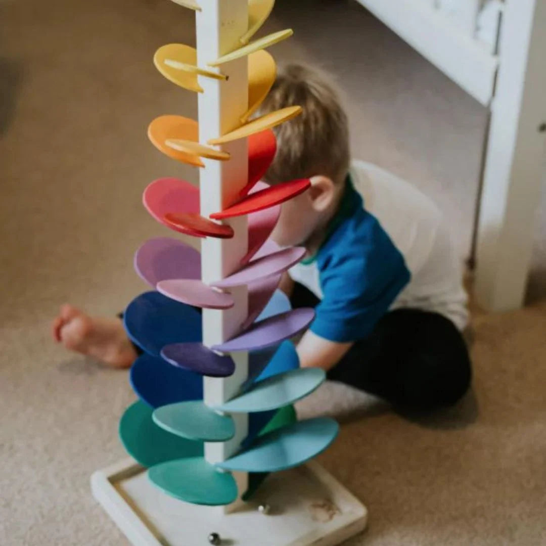 Sound Tower | Wooden Rainbow & Musical | 29 x 71 cm