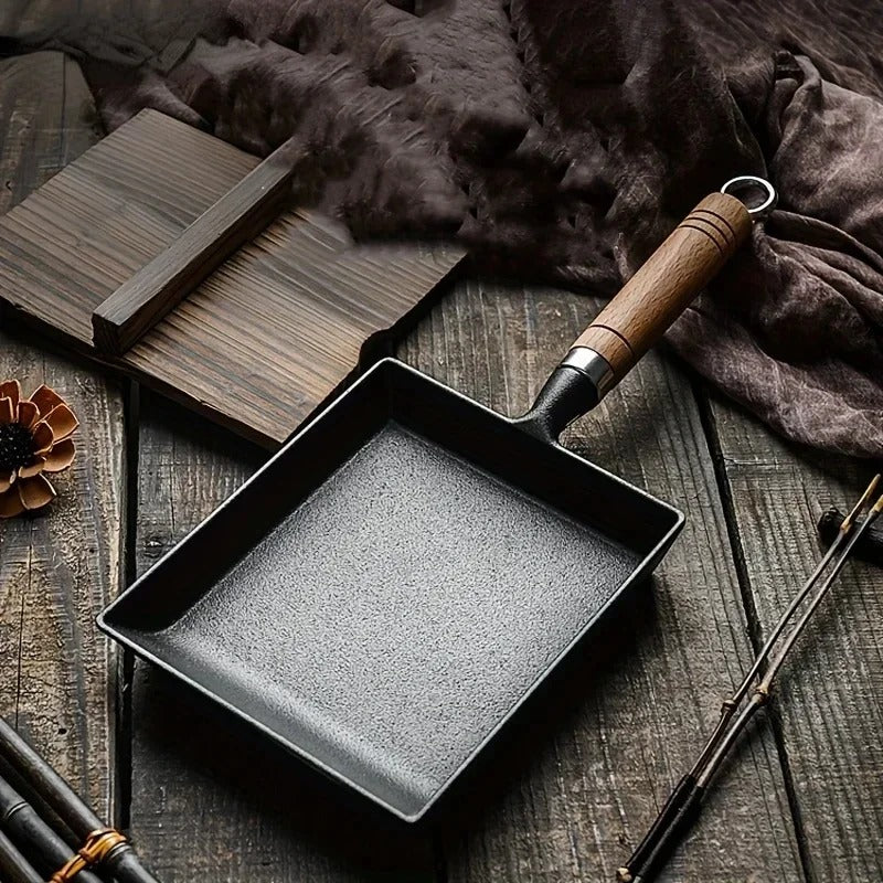 Egg Pan | Square Cast Iron & Natural Non-Stick