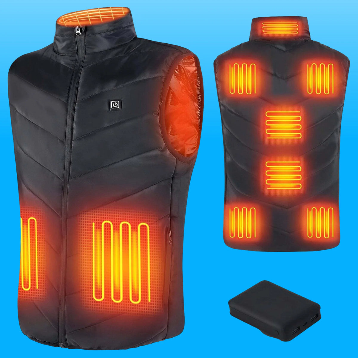 Heated Vest | USB-Powered & Battery Included | Up To 8 Hours