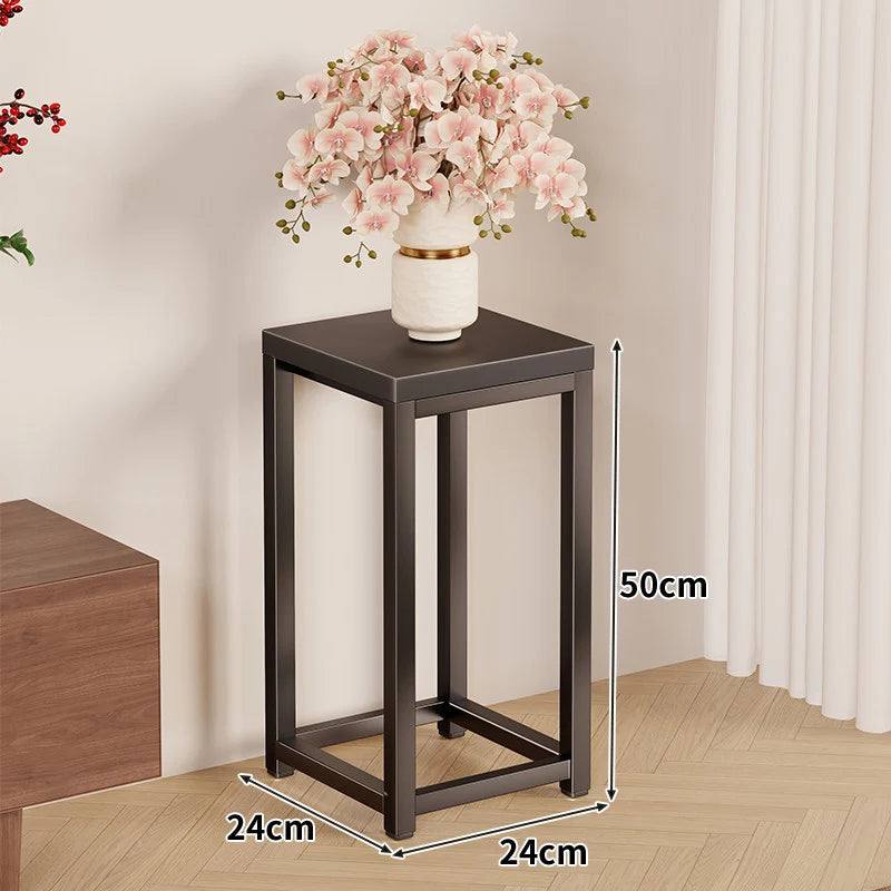 Plant Stand | Metal Frame & Space-Saving | 75 cm Tall