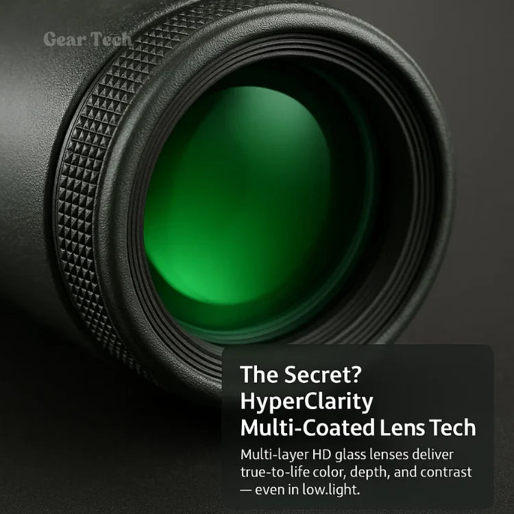 Monocular | Ultra-Zoom & Multi-Coated HD Glass | Smartphone Mount