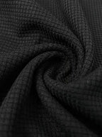 Men’s Polo Shirt | Short Sleeve V-Neck | Waffle Texture & Stretch Fabric