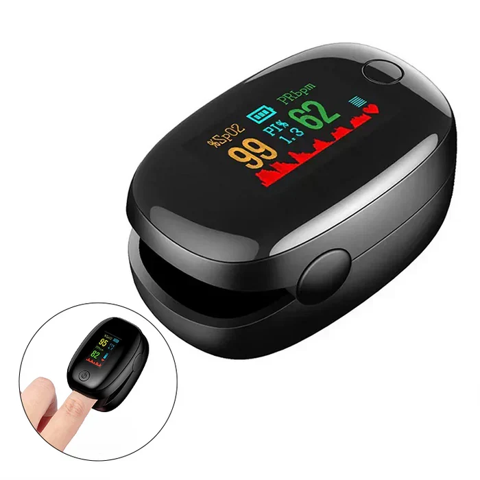 Fingertip Pulse Oximeter | Large LED Display & Non-Invasive