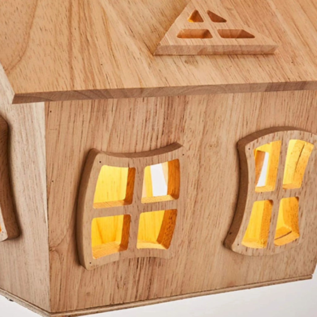 Flush Mount Ceiling Light | Balloon Cluster & Acrylic Wood Accents | For Children's Rooms