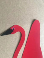 Garden Flamingo with Wind-Powered Rotating Body