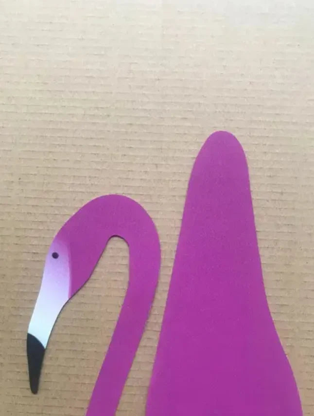Garden Flamingo with Wind-Powered Rotating Body