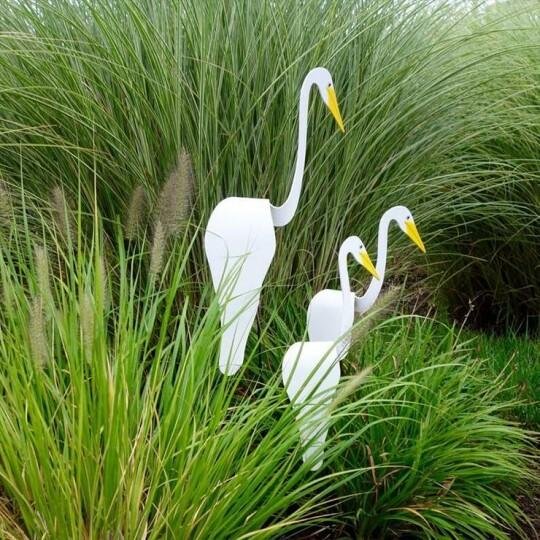 Garden Flamingo with Wind-Powered Rotating Body