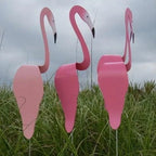 Garden Flamingo with Wind-Powered Rotating Body