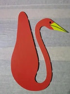 Garden Flamingo with Wind-Powered Rotating Body