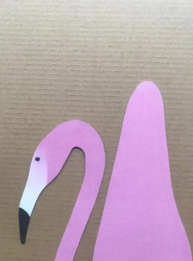Garden Flamingo with Wind-Powered Rotating Body