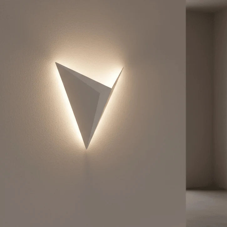 LED Wall Light | Triangle Design & Integrated LED