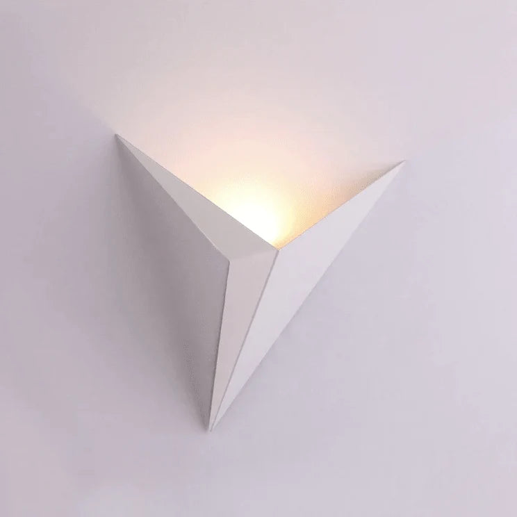 LED Wall Light | Triangle Design & Integrated LED