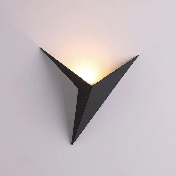 LED Wall Light | Triangle Design & Integrated LED