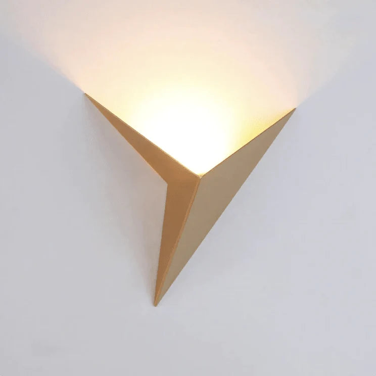 LED Wall Light | Triangle Design & Integrated LED