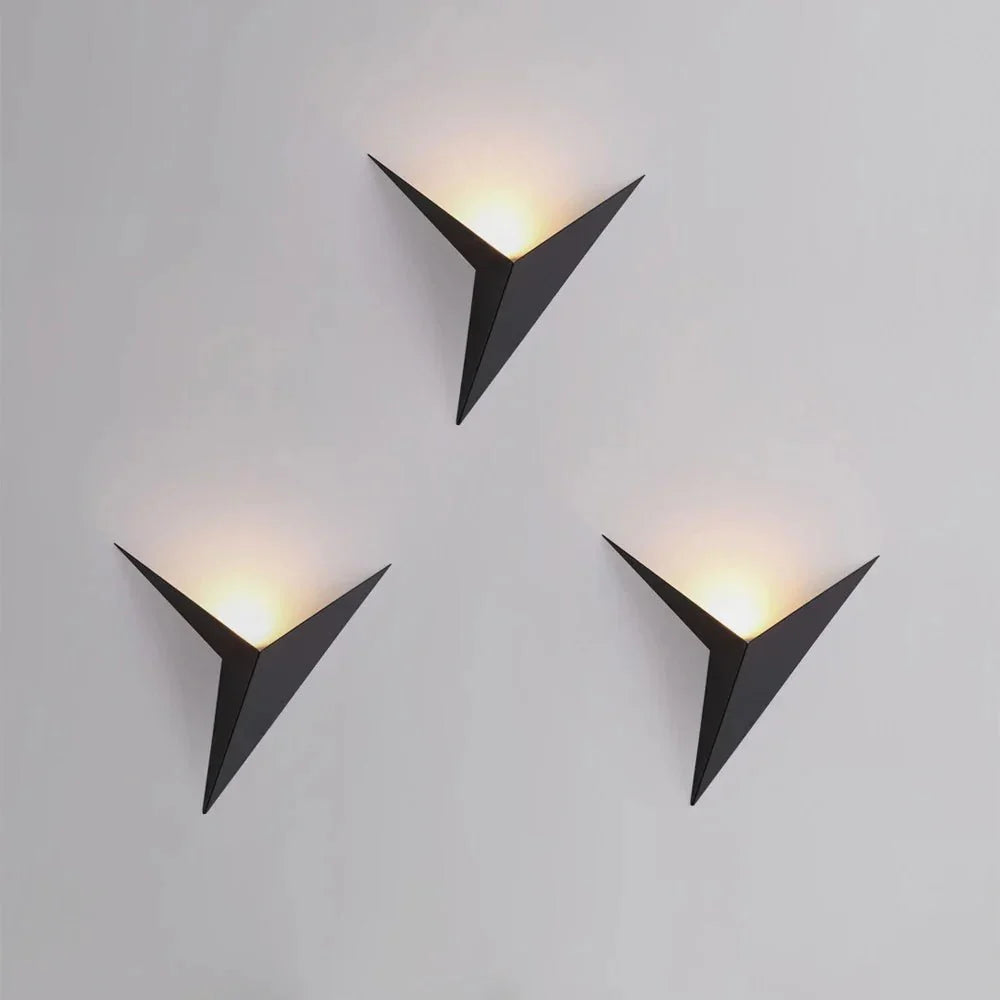 LED Wall Light | Triangle Design & Integrated LED