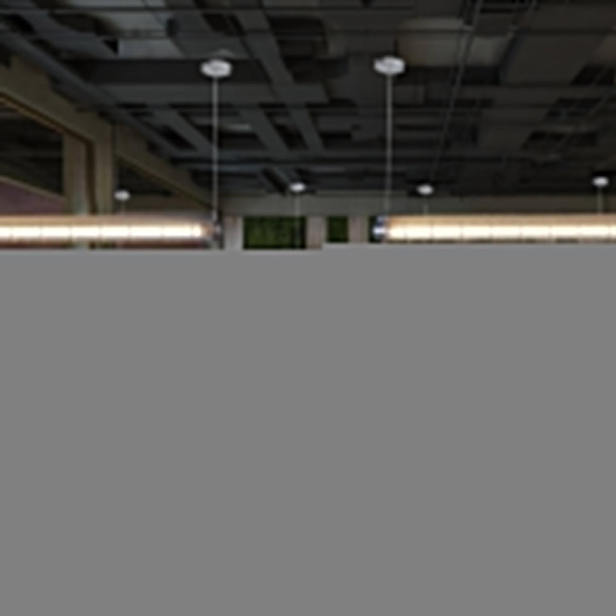 Linear Pendant Light | Integrated LED Metal & Glass | 123 cm