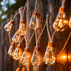 Outdoor String Lights with Solar Panel
