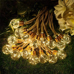 Outdoor String Lights with Solar Panel