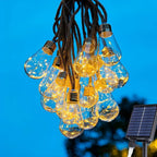 Outdoor String Lights with Solar Panel