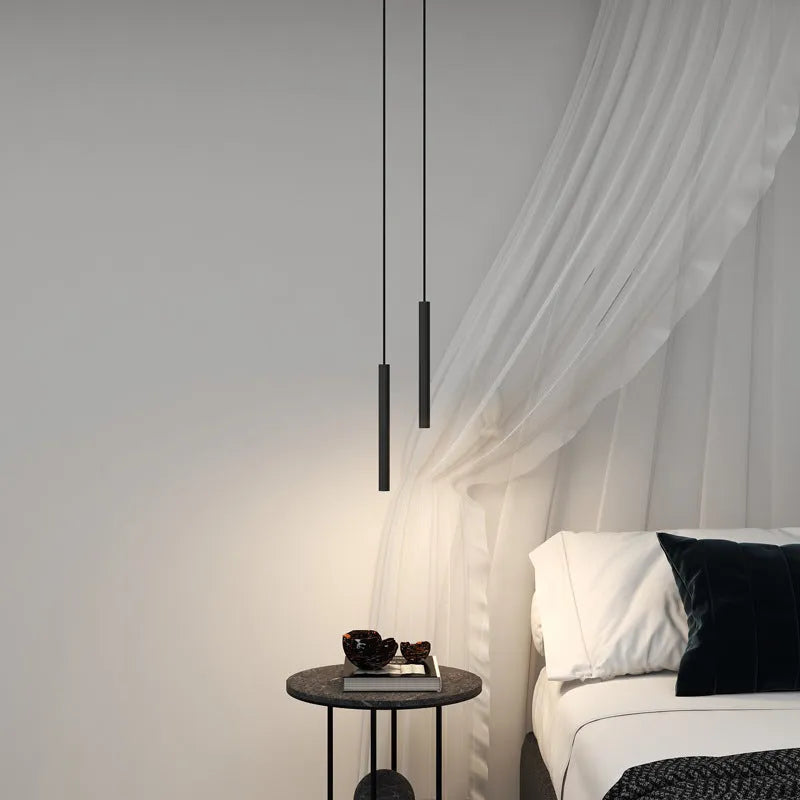 Pendant Light | Linear LED Metal & Adjustable Cord