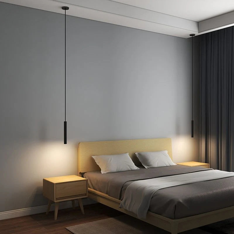 Pendant Light | Linear LED Metal & Adjustable Cord