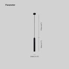 Pendant Light | Linear LED Metal & Adjustable Cord