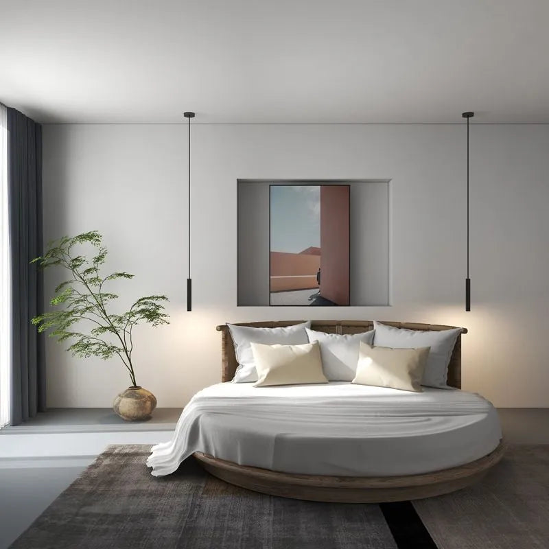 Pendant Light | Linear LED Metal & Adjustable Cord