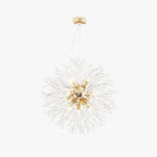 Pendant Light | Vintage Starburst Metal & Acrylic | LED Bulb Included