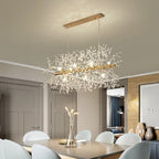 Pendant Light | Vintage Starburst Metal & Acrylic | LED Bulb Included