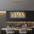 Pendant Light | Vintage Starburst Metal & Acrylic | LED Bulb Included