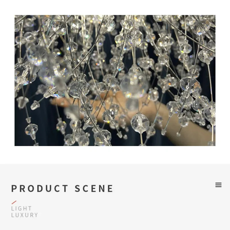 Pendant Light | Vintage Starburst Metal & Acrylic | LED Bulb Included