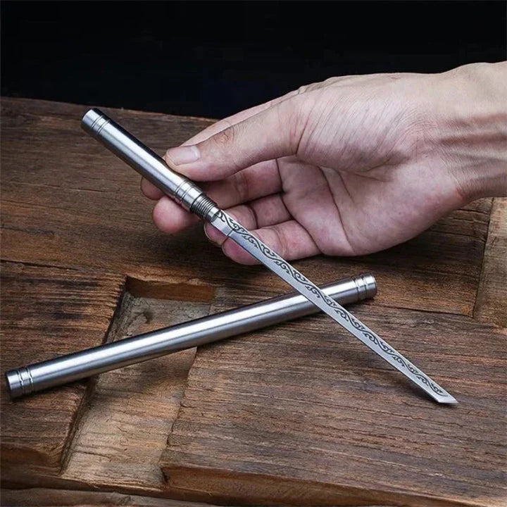 Pocket Knife with Stowable Blade
