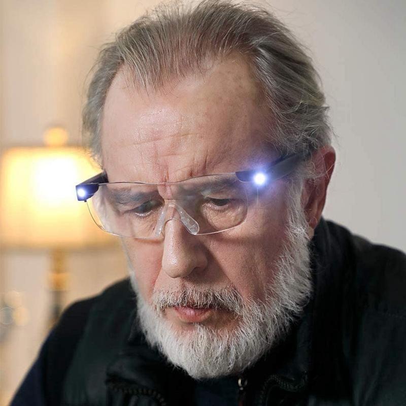 Reading Glasses with Built-In LED Lights